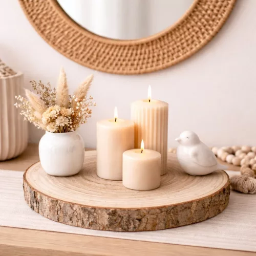 Fa szelet alátét 22-25cm