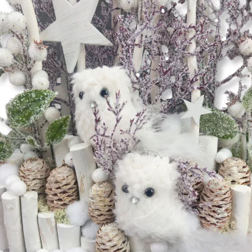 Fehér fa rudak 21cm 300gr/cs