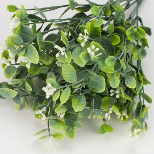 Bogyós buxus csokor fehér