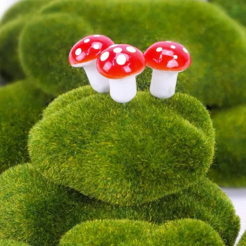 Dekoratív moha kövek 15db/cs