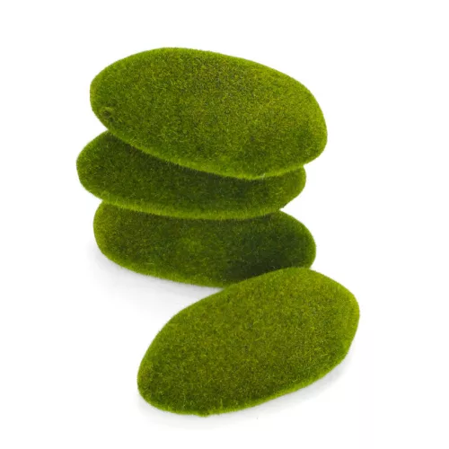Dekoratív moha kövek 4db/cs