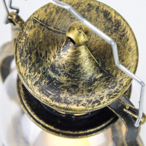 Ledes lámpás mécses - arany