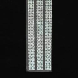 Öntapadós strassz csíkok - ezüst