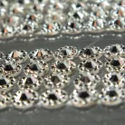 Öntapadós strassz csíkok - ezüst