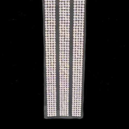 Öntapadós strassz csíkok - rózsaszín