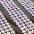 Öntapadós strassz csíkok - rózsaszín