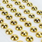 Öntapadós flitter gyöngyök 140db/lap - arany nagy