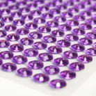 Öntapadós strassz gyöngyök 260db/lap - lila