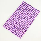 Öntapadós strassz gyöngyök 260db/lap - lila