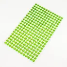 Öntapadós strassz gyöngyök 260db/lap - lime