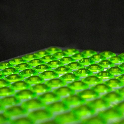 Öntapadós strassz gyöngyök 260db/lap - lime