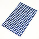 Öntapadós strassz gyöngyök 260db/lap - sötétkék