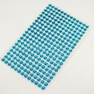 Öntapadós strassz gyöngyök 260db/lap - türkiz