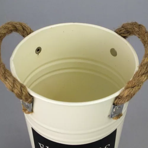 Bádog váza 12x20cm