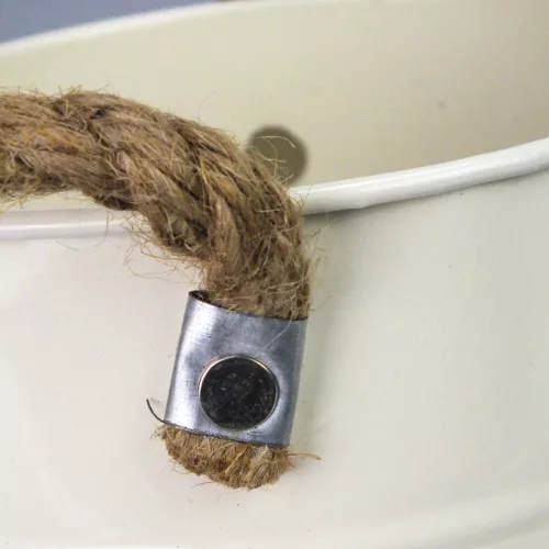 Bádog váza 12x20cm