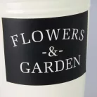 Bádog váza 12x20cm