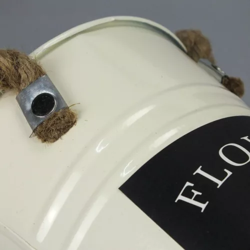 Bádog váza 12x20cm