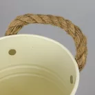 Bádog váza 12x20cm