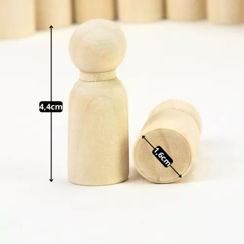 Natúr fabábu fiú 1,6x4,4cm 10db/csomag