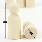 Natúr fabábu fiú 2,3x6,6cm 5db/csomag