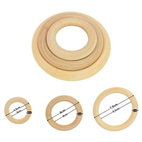 Natúr fa karika 4,5cm 300db/csomag - OKOSÁR!