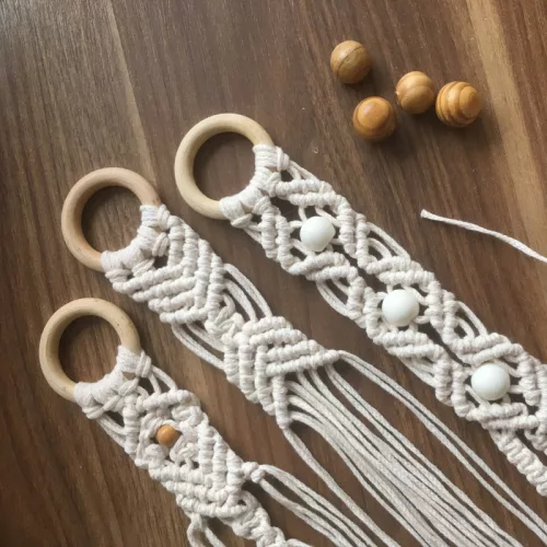 Natúr fa karika 4,5cm 5db/csomag