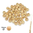 Natúr fagolyó 10mm 2000db/csomag - OKOSÁR!