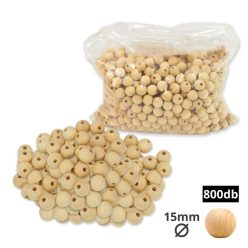 Natúr fagolyó 15mm 800db/csomag - OKOSÁR!