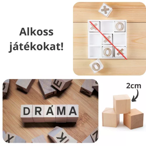 Fa kocka 2cm 15db/csomag