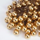  Beszúrós bogyó arany 1cm 100/cs