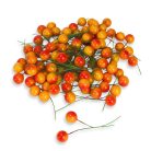  Beszúrós bogyó narancs 1cm 100/cs