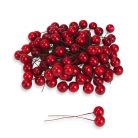  Beszúrós bogyó piros 1cm 100/cs