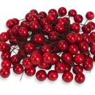  Beszúrós bogyó piros 1cm 100/cs