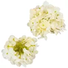 Hortenzia virágfej 10cm fehér