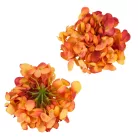 Hortenzia virágfej 10cm terrakotta