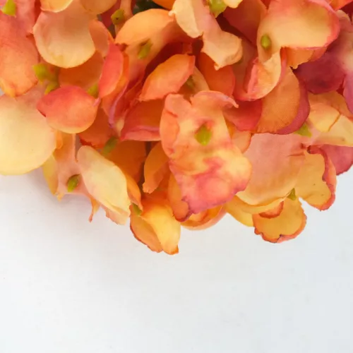 Hortenzia virágfej 10cm terrakotta