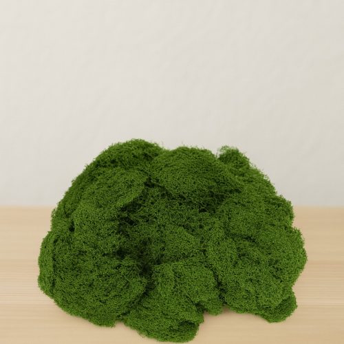 Élethű moha selyemhatású szálakból- mély mohazöld