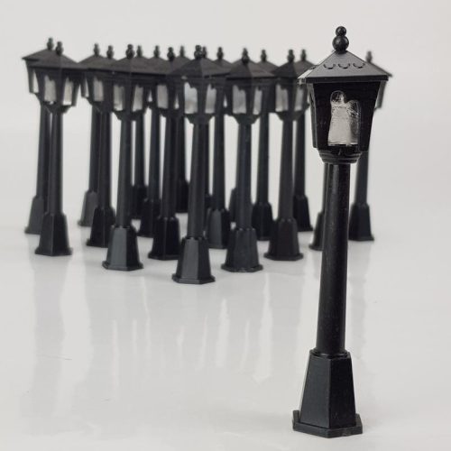 Kandeláber műanyag fekete 20db/cs