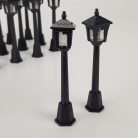 Kandeláber műanyag fekete 20db/cs