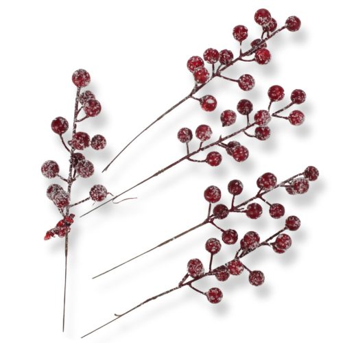  Havas piros bogyós ág 50db/csomag 72/#