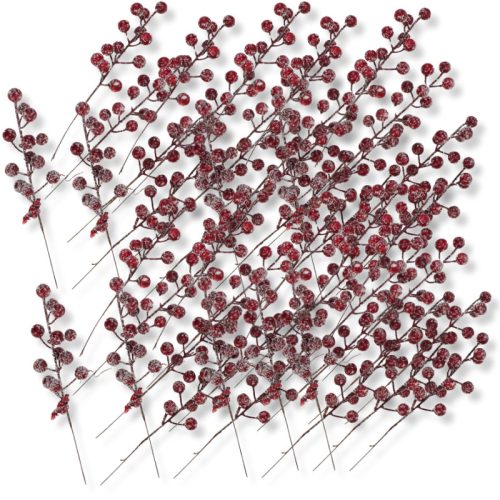  Havas piros bogyós ág 50db/csomag 72/#