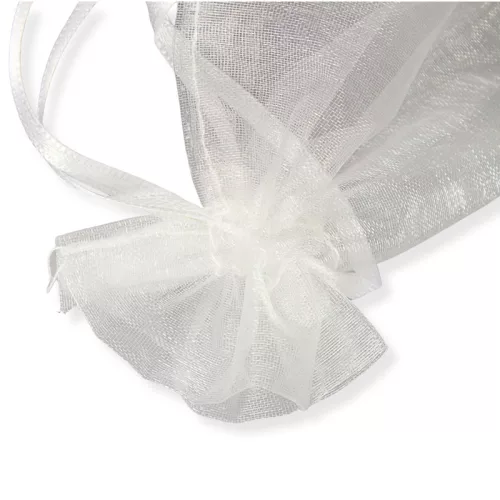 Organza tasak fehér 12db/cs