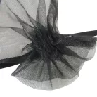 Organza tasak fekete 12db/cs