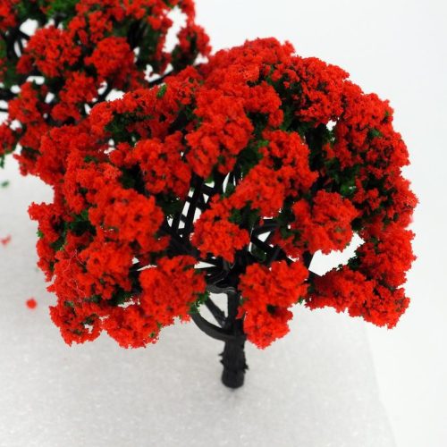 Piros virágfa 8cm 2db/csomag