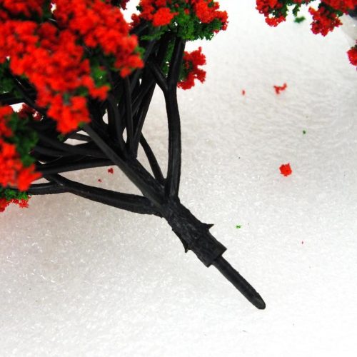 Piros virágfa 8cm 2db/csomag