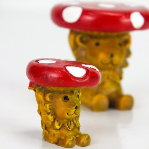 Mini gomba asztalka és szék 2db/cs - piros - KIFUTÓ