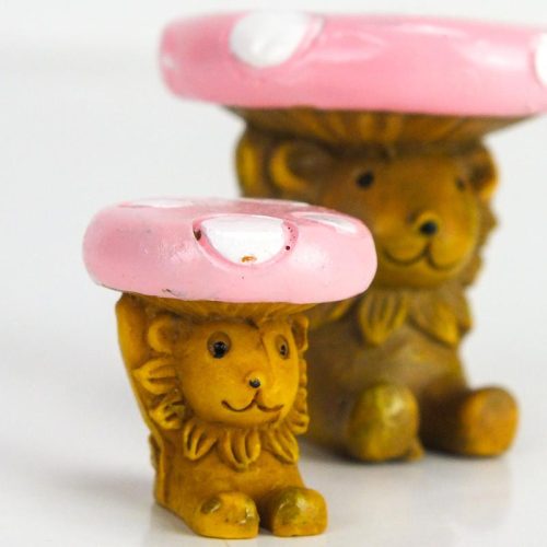 Mini gomba asztalka és szék 2db/cs - rózsaszín - KIFUTÓ