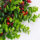 Koszorú piros bogyókkal 39cm 100/#