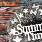 Ajtókopogtató "Summer time" 30cm