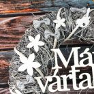 Ajtókopogtató "Már vártalak" 30cm